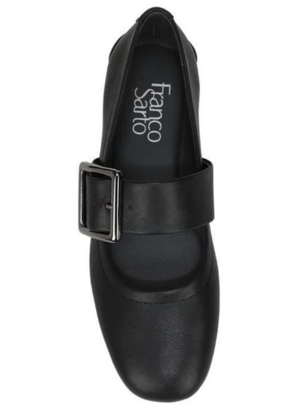 Franco Sarto Black Mary Jane Flats